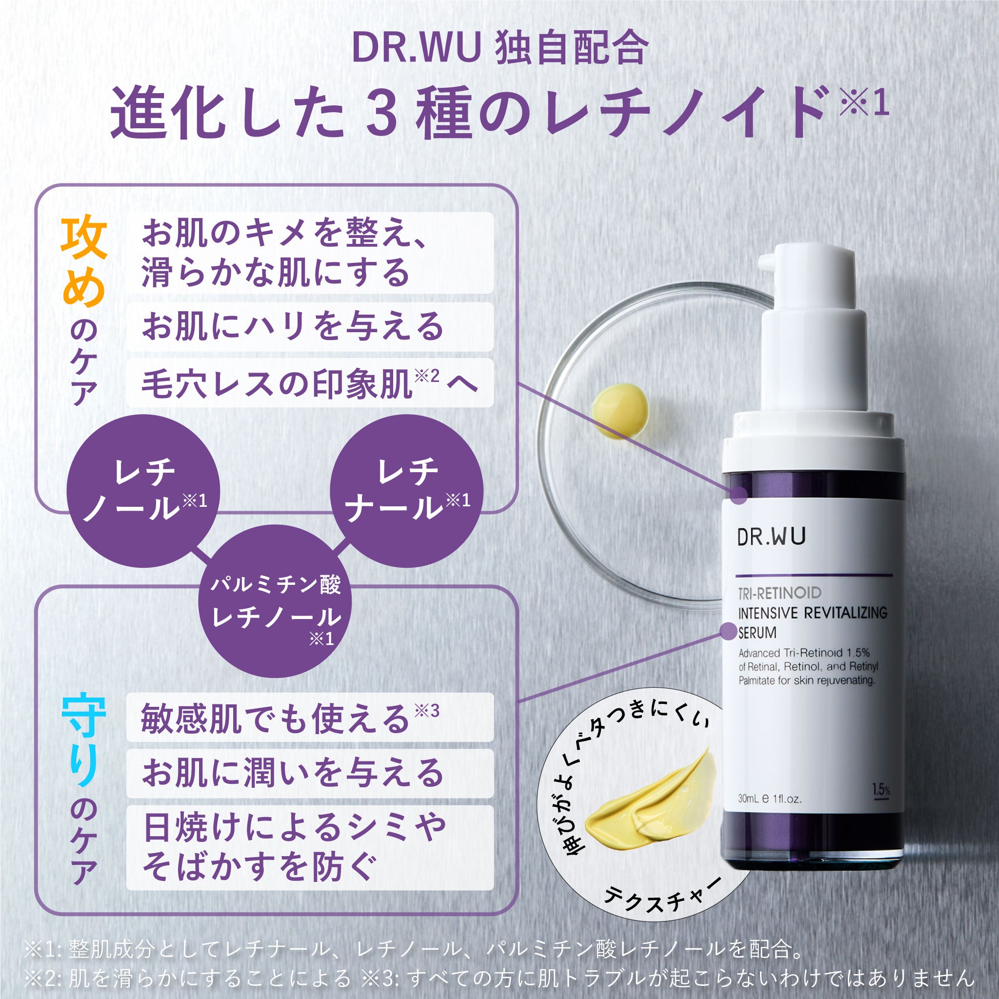 トリレチノイド インテンシブ リバイタライジング セラム 1.5%
