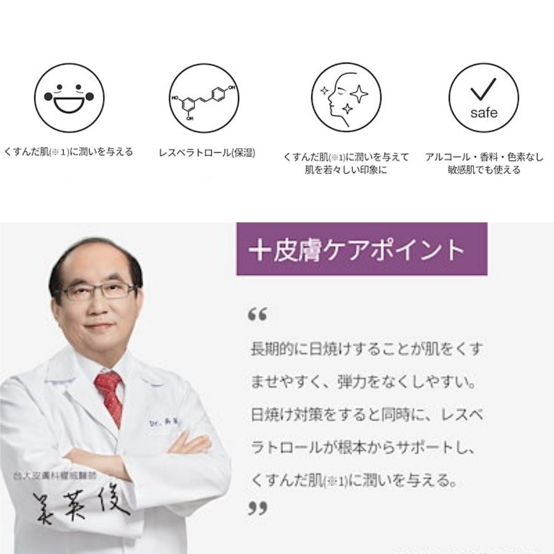 ダーマラボ レスベラトロール(ポリフェノール)3% エクトイン(アミノ酸)0.5%<美容液>