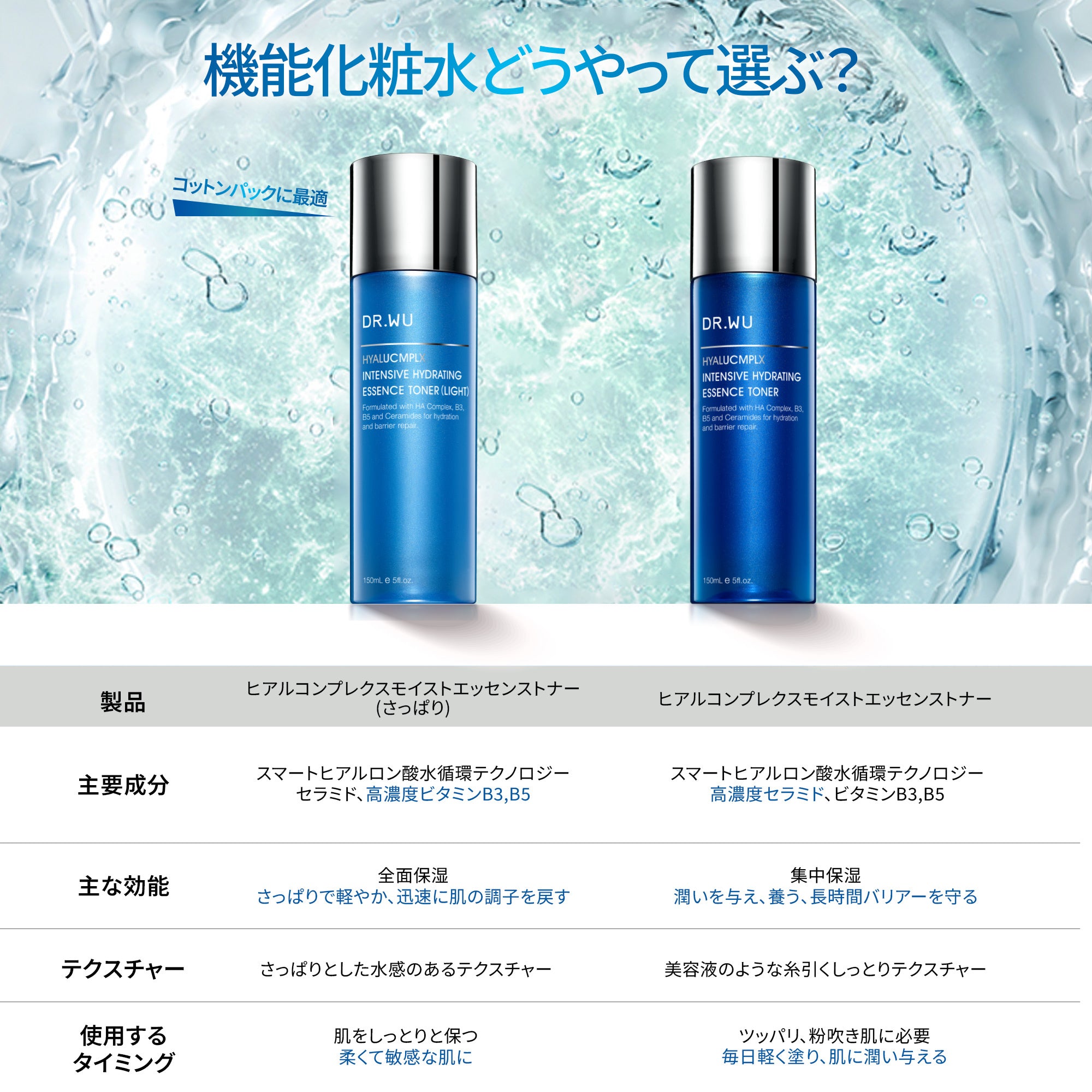 ヒアルコンプレクス インテンシブ ハイドレーティング エッセンス トナー 150ml