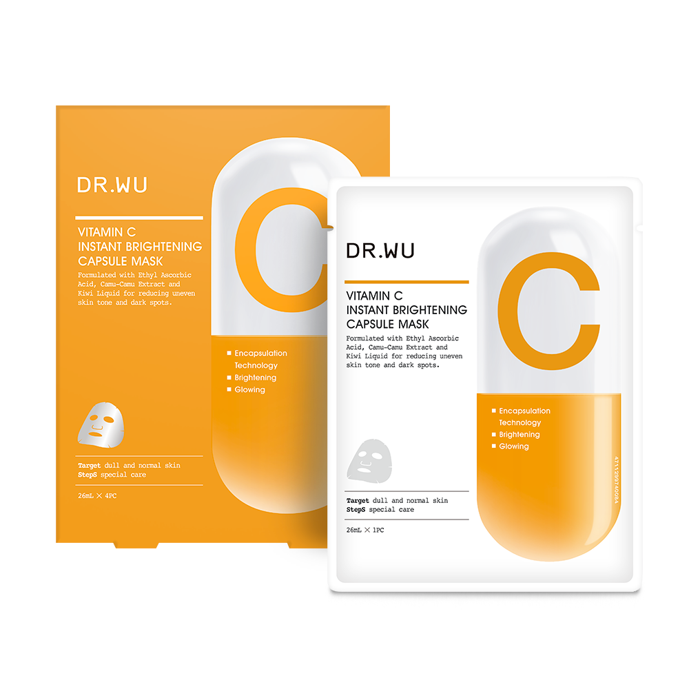 カプセルマスク ブライトニング Vit C(4枚入り)<シートマスク>